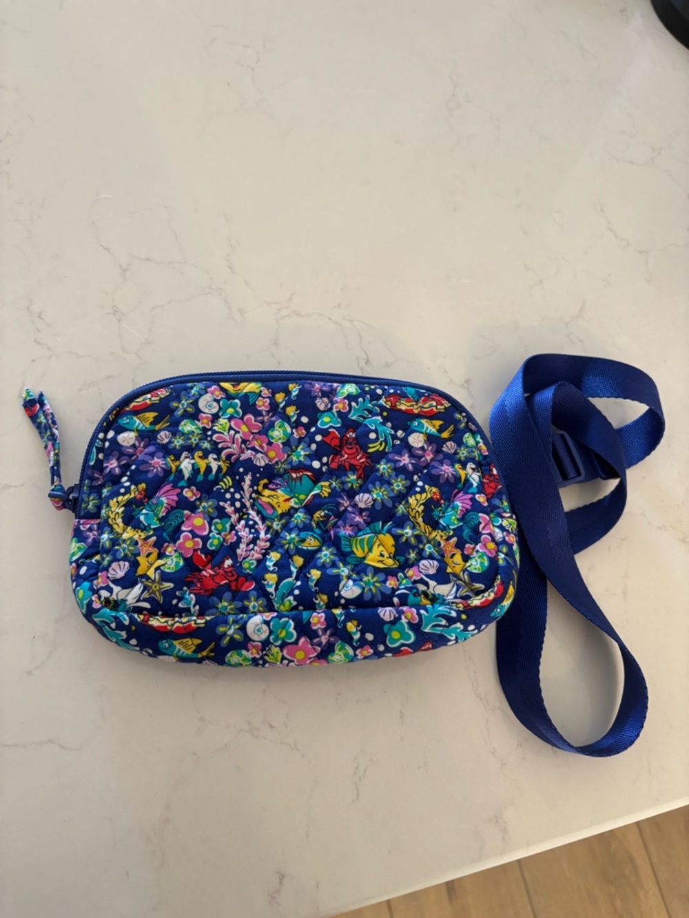 Vera Bradley- Disney- Ariel Floral Deep Ultramarine